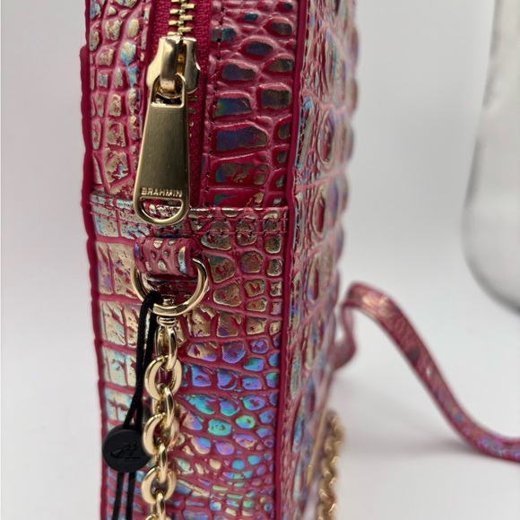 Brahmin Iridescent Pink Mini Bag - Picture 13 of 16
